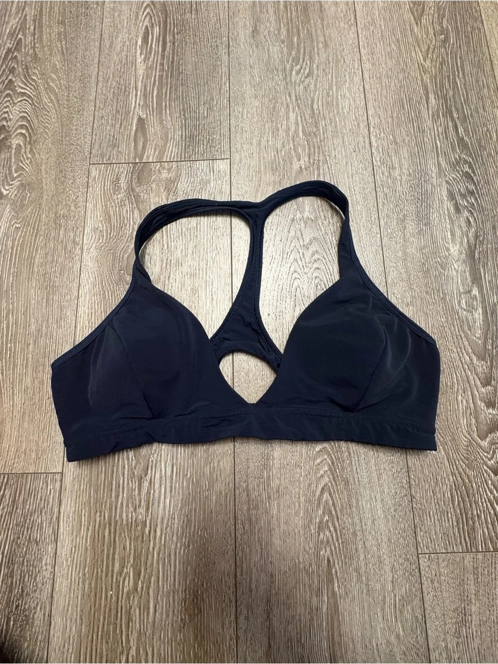 lululemon athletica Black T-Back Padded Sports Bra